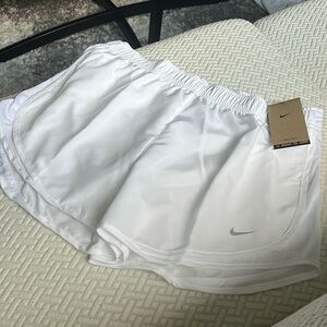 Nike White Running Shorts, new